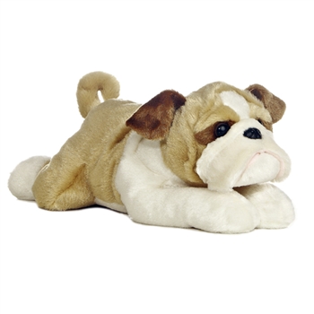 Willis the Stuffed Bulldog Flopsie Plush Dog by Aurora