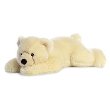 Big Slushy the Jumbo Stuffed Polar Bear Super Flopsie by Aurora