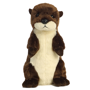 Little Bend the Stuffed River Otter Mini Flopsie by Aurora