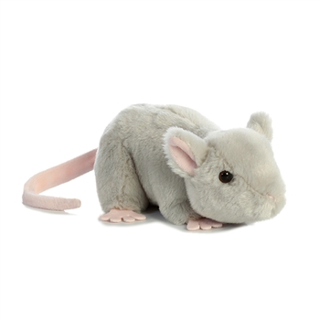 Little Cheddar the Stuffed Mouse Mini Flopsie by Aurora