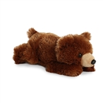 Little Gayle the Stuffed Grizzly Bear Mini Flopsie by Aurora