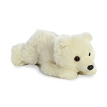 Little Freeze the Stuffed Polar Bear Mini Flopsie by Aurora