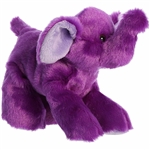 Little Violet the Stuffed Purple Elephant Mini Flopsie by Aurora