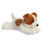 Little Jackie the Stuffed Jack Russell Terrier Mini Flopsie by Aurora