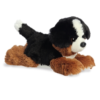 Little Bernie the Stuffed Bernese Mountain Dog Mini Flopsie by Aurora