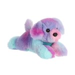 Plush Rainbow Puppy Mini Flopsie by Aurora