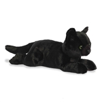 Twilight the Stuffed Black Cat Flopsie by Aurora