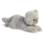 Scotty the Stuffed Gray Cat Flopsie by Aurora