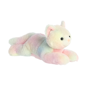 Calli the Plush Rainbow Kitten 12 Inch Flopsie Cat by Aurora