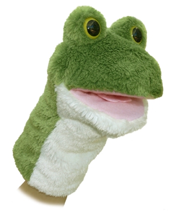 Lily the Plush Frog Stage Puppet by Aurora