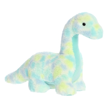 Blue Brachiosaurus Stuffed Animal Watercolor Dinos by Aurora