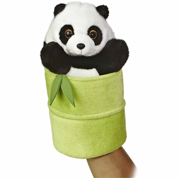 Pop Up Plush Panda Puppet by Aurora