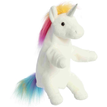 Lunaria the Plush Unicorn Puppet by Aurora