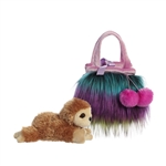 Fancy Pals Plush Sloth with Furries Moonrise Bag by Aurora