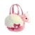 Fancy Pals Plush Pink Cow with Sweets Rainbow Pink Bag by Aurora