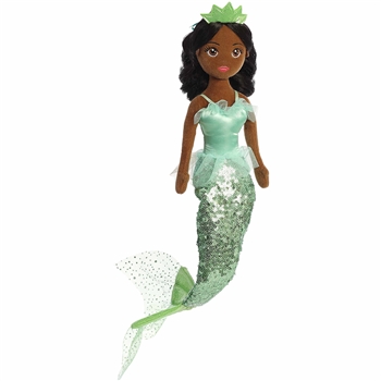Ivy the Tutu Sparkles Green Plush Mermaid Doll by Aurora