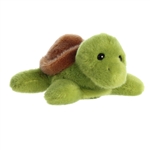 Tal the Stuffed Turtle Magnetic Shoulderkins Plush by Aurora