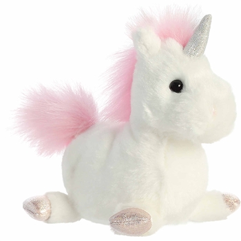 Pink Unicorn Stuffed Animal Macaron Plush by Aurora