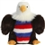 Justice the Stuffed Patriotic Bald Eagle Flopsie by Aurora