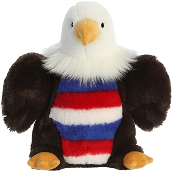 Justice the Stuffed Patriotic Bald Eagle Flopsie by Aurora