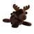 Pecan the Stuffed Moose Magnetic Shoulderkins Plush by Aurora