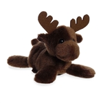 Pecan the Stuffed Moose Magnetic Shoulderkins Plush by Aurora