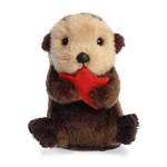 Spiffy the Stuffed Otter Magnetic Shoulderkins by Aurora