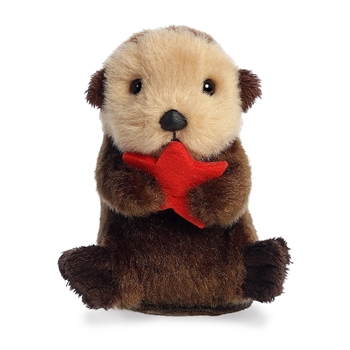 Spiffy the Stuffed Otter Magnetic Shoulderkins by Aurora