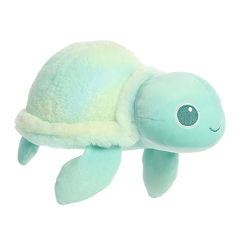 Multicolored Squishy Stuffed Sea Turtle Squishiverse Plush by Aurora