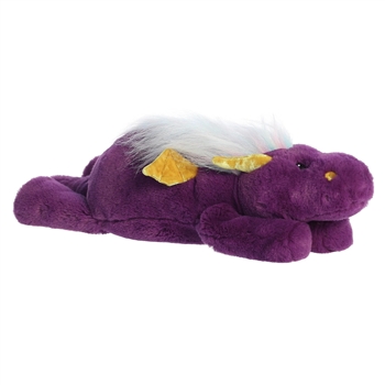 Stuffed Purple Dragon 17 Inch Snoozles Plush by Aurora