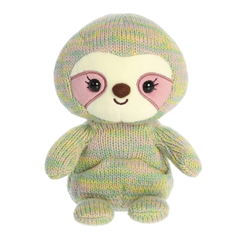 Cozyroos Knit Stuffed Sloth by Aurora