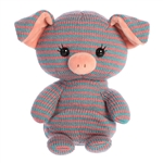 Cozyroos Knit Stuffed Pig by Aurora