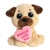 Puggin' Love You Plush Pug by Aurora