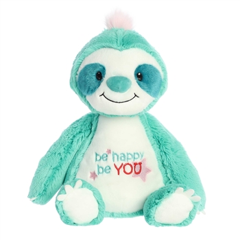 Be Happy Be You Plush Sloth by Aurora