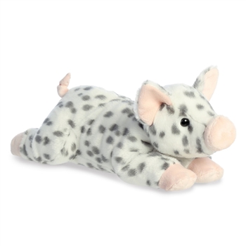 Spotty the Stuffed Spotted Piglet 16.5 Inch Grand Flopsie by Aurora