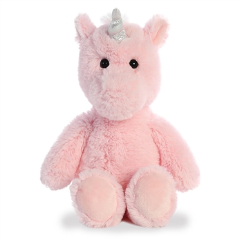 Stuffed Pink Unicorn Cuddly Friends Plush by Aurora