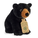Eco Nation Stuffed Black Bear by Aurora