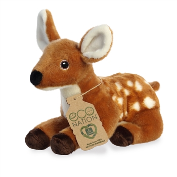 Eco Nation Stuffed Deer Fawn by Aurora