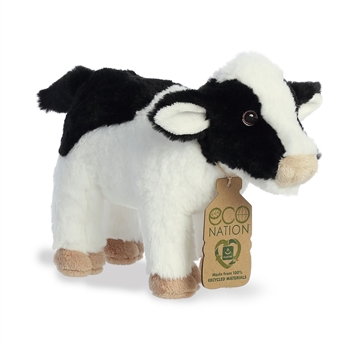 Eco Nation Stuffed Cow by Aurora
