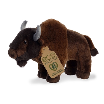 Eco Nation Stuffed Bison by Aurora