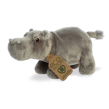 Eco Nation Stuffed Hippopotamus by Aurora