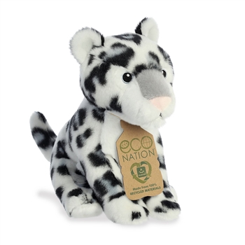 Eco Nation Stuffed Snow Leopard by Aurora