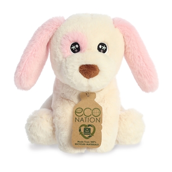 Eco Nation Peach the Stuffed Puppy by Aurora