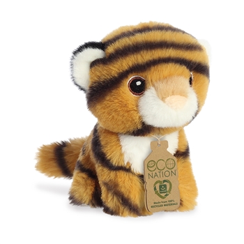 Eco Nation Mini Stuffed Tiger by Aurora