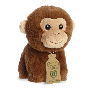 Eco Nation Mini Stuffed Monkey by Aurora