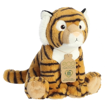 Eco Nation Stuffed Tiger by Aurora