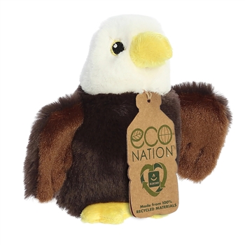 Eco Nation Mini Stuffed Eagle by Aurora