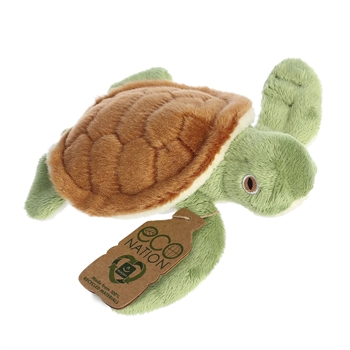 Eco Nation Mini Stuffed Turtle by Aurora