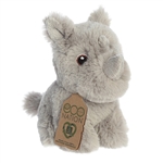 Eco Nation Mini Stuffed Rhinoceros by Aurora