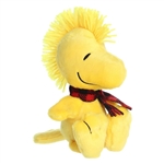 Peanuts Plush Woodstock with Plaid Scarf by Aurora